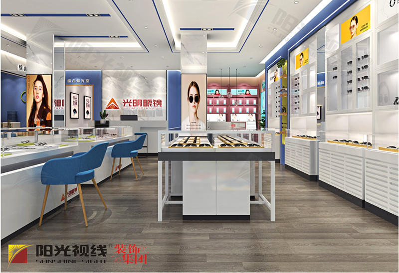 內(nèi)蒙古赤峰光明眼鏡店裝修案例