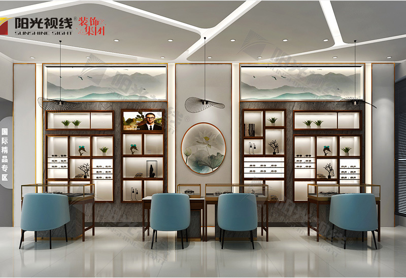 洛陽(yáng)金冠眼鏡店裝修效果圖