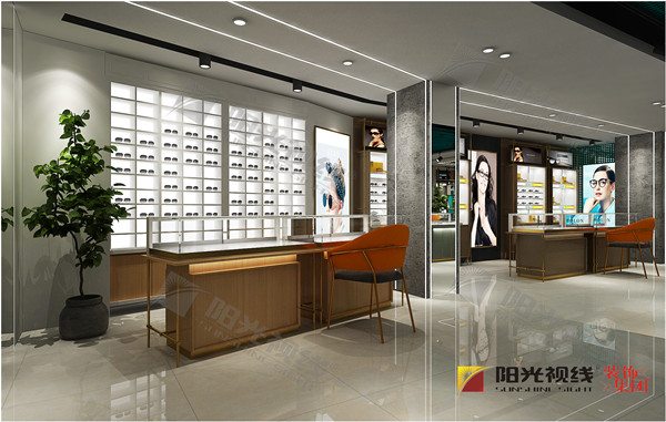 眼鏡店裝修設(shè)計(jì)效果圖-陽光視線
